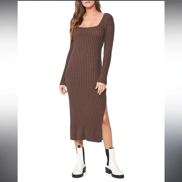 PAIGE Benita Midi Dress NWT size large - Picture 1 of 5